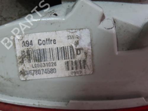 Used Right tailgate light PEUGEOT 2008 I (CU_) 1.6 HDi (114 hp) 17657837