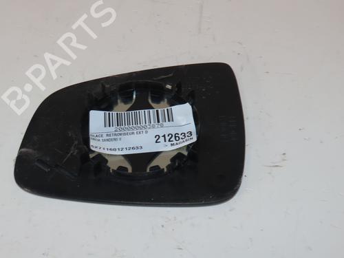 Used Right mirror glass DACIA SANDERO II 1.0 SCe 75 (B8JC, B8JD, B8NC) (73 hp) 29819148