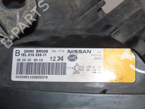 Left headlight NISSAN QASHQAI I (J10, NJ10) 1.6 dCi | BP31372311C28 