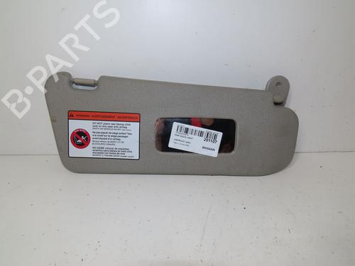 Used Right sun visor CHEVROLET AVEO / KALOS Hatchback (T250, T255) 1.2 (84 hp) 17101006