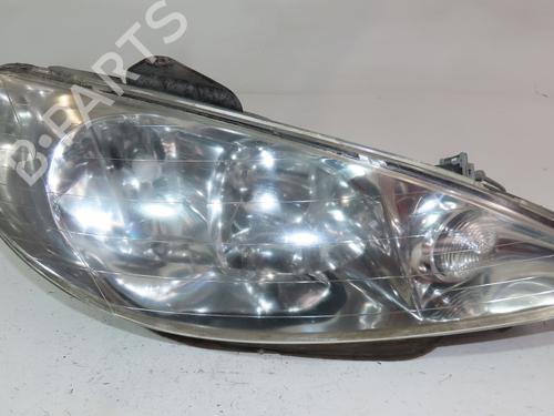 Right headlight PEUGEOT 206 CC (2D) 1.6 16V (2DNFUF, 2DNFUR) | BP29196411C29 