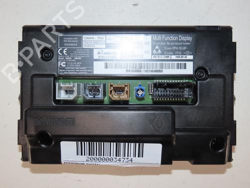 Display monitor RENAULT ZOE (BFM_) ZOE | BP30798217C48 