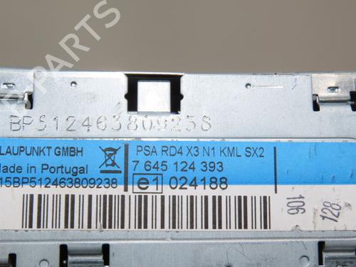 Used Radio CITROËN C5 II (RC_) 1.6 HDi (RC8HZB) (109 hp) 23161633