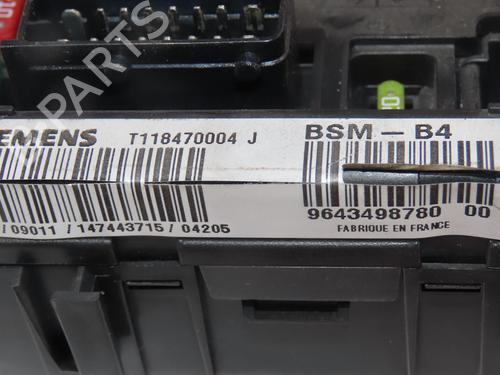 Fuse box PEUGEOT 206 Hatchback (2A/C) 1.6 HDi 110 | BP28613810E1