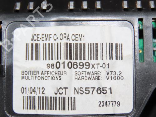 Display monitor CITROËN C3 II (SC_) 1.4 HDi 70 (SC8HZC, SC8HR0, SC8HP4) | BP23161501C48