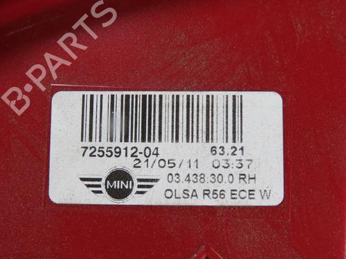 Used Right taillight MINI MINI (R56) One D (90 hp) 30630228