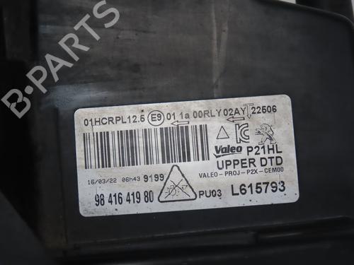 Used Right headlight PEUGEOT 208 II (UB_, UP_, UW_, UJ_) 1.2 PureTech 130 (131 hp) 31325502