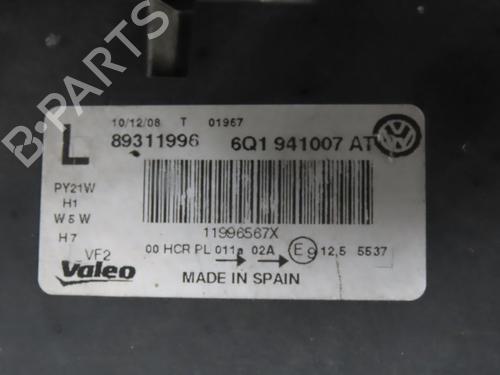 Left headlight VW POLO IV (9N_, 9A_) 1.4 16V | BP30556571C28