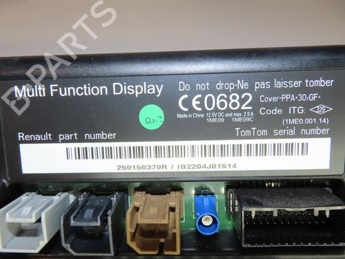 Multifunctionele display RENAULT KANGOO Express (FW0/1_) 1.5 dCi 90 (FW0G, FW05, FW08, FW11) | BP17657500C48 