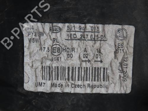 Left headlight SKODA FABIA II (542) 1.4 TDI | BP31843951C28 