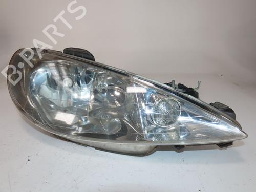 Right headlight PEUGEOT 206 Hatchback (2A/C) 1.6 HDi 110 | BP28613927C29