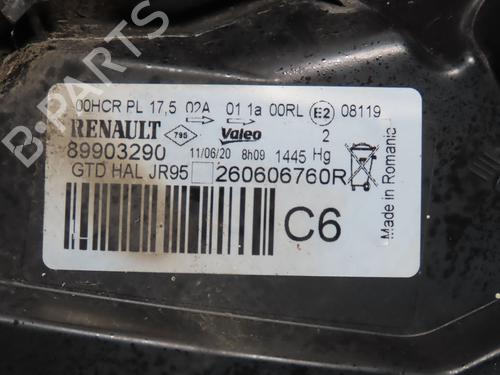 Left headlight RENAULT SCÉNIC III (JZ0/1_) 1.5 dCi | BP31277518C28