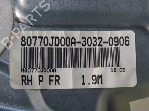 Front right window mechanism NISSAN QASHQAI I (J10, NJ10) 1.6 dCi | BP31372243C23 