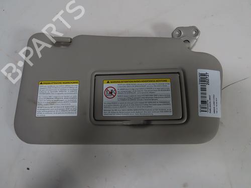 Used Right sun visor NISSAN JUKE (F15) 1.5 dCi (110 hp) 19150104