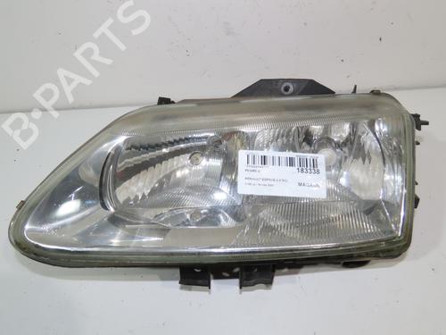 Used Left headlight RENAULT ESPACE III (JE0_) 2.2 dCi (JE0S) (115 hp) 15644182
