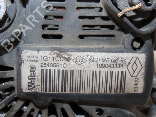 Alternator RENAULT CLIO III Grandtour (KR0/1_) 1.6 16V (KR10) | BP24442046M7 
