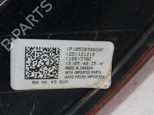 Used Right taillight JEEP COMPASS (MK49) 2.0 CRD 4x4 (140 hp) 27510208