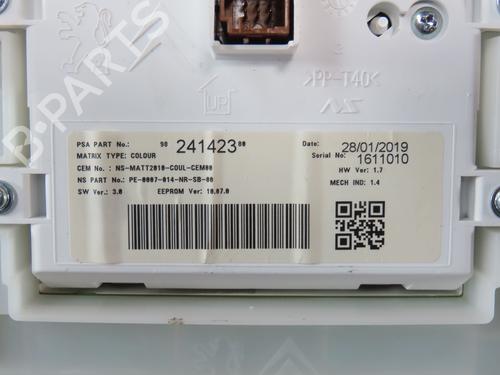 Instrument cluster PEUGEOT 2008 I (CU_) 1.2 THP 130 / PureTech 130 | BP36367002C47 - Image 2