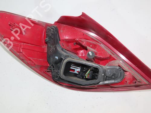 Used Right taillight PEUGEOT 207 (WA_, WC_) 1.4 HDi (68 hp) 28801162