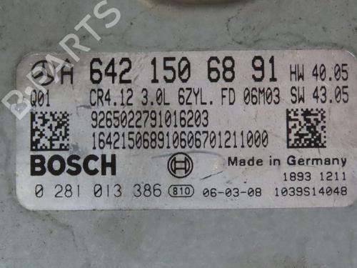 Used Engine control unit (ECU) MERCEDES-BENZ R-CLASS (W251, V251) R 320 CDI 4-matic (251.022, 251.122) (224 hp) 28177812
