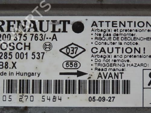 ECU airbags RENAULT CLIO II (BB_, CB_) 1.5 dCi (B/CB07) | BP23161662M53 