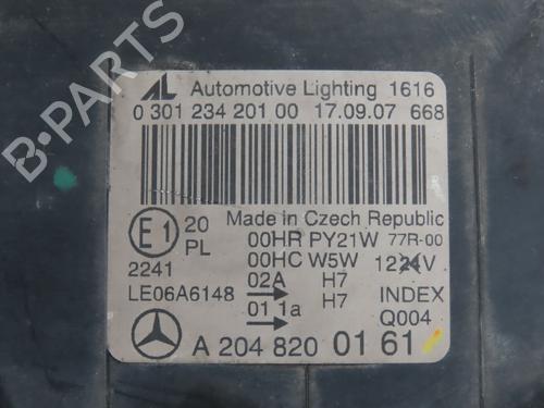 Left headlight MERCEDES-BENZ C-CLASS (W204) C 200 CDI (204.007, 204.006) | BP34608807C28 - Image 2