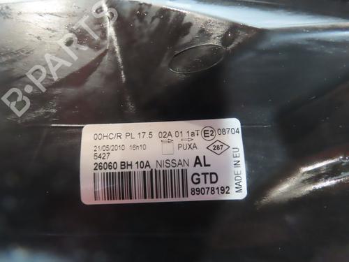 Left headlight NISSAN NOTE (E11, NE11) 1.6 | BP17470131C28 