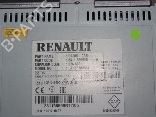 Radio RENAULT CLIO IV (BH_) 1.5 dCi 75 | BP24117990E6 