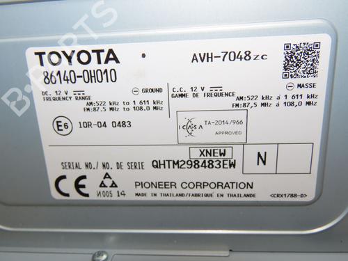 Radio PEUGEOT 108 1.0 VTi | BP20385707E6