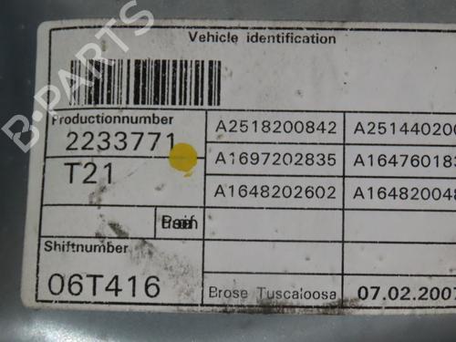 Used Front right window mechanism MERCEDES-BENZ M-CLASS (W164) ML 420 CDI 4-matic (164.128) (306 hp) 29740263