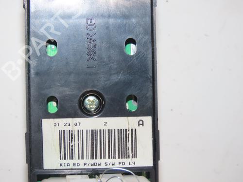 Left front window switch KIA CEE'D Hatchback (ED) 1.6 CRDi 115 | BP39454216I27 - Image 3