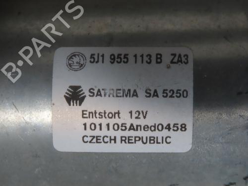 Used Front wiper motor SKODA FABIA II (542) 1.2 TDI (75 hp) 30366192