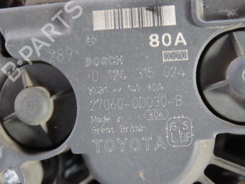 Alternator TOYOTA COROLLA (_E12_) 1.6 VVT-i (ZZE121_, ZZE121R) | BP29442315M7 
