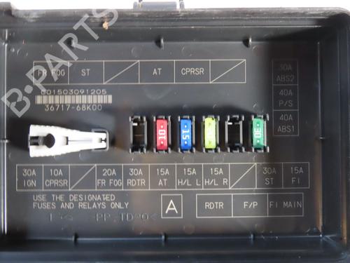 Fuse box NISSAN PIXO (UA0) 1.0 | BP19540227E1 