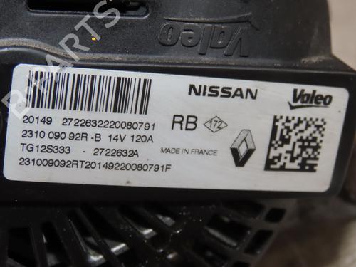 Alternator DACIA SANDERO II 1.0 TCe 100 (B8ML) | BP24486648M7