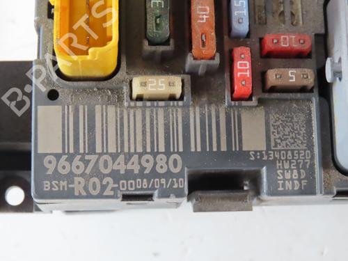 Fuse box CITROËN C5 III (RD_) 2.0 HDi (RDRHD8, RDRHDJ, RDRHR8, RDRHRJ) | BP38627760E1 - Image 2