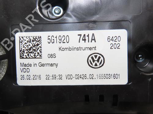 Instrument cluster VW GOLF VII (5G1, BQ1, BE1, BE2) 1.6 TDI | BP19791375C47 