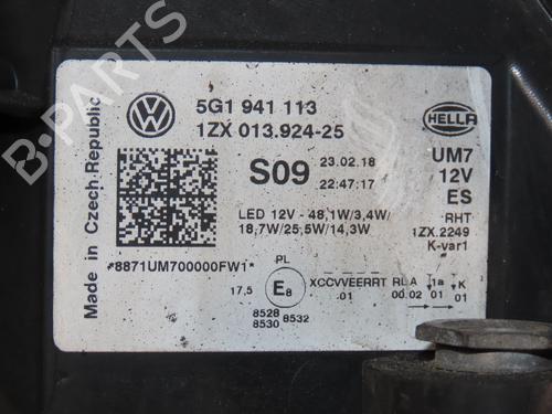 Left headlight VW GOLF VII (5G1, BQ1, BE1, BE2) 2.0 GTD | BP29846184C28