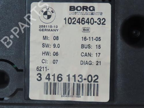 Used Instrument cluster BMW X3 (E83) 2.0 d (150 hp) 26512292