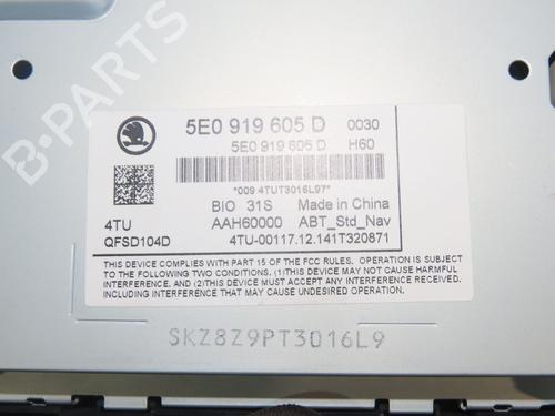 Used Radio Radio SKODA OCTAVIA III (5E3, NL3, NR3) 1.4 TSI (140 hp) 16356065 16356065