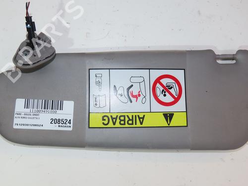 right-sun-visor-alfa-romeo-giulietta-940_-2010-2011-2012-2013-2014-2015-2016-2017-2018-2019-2020-27581202 main image