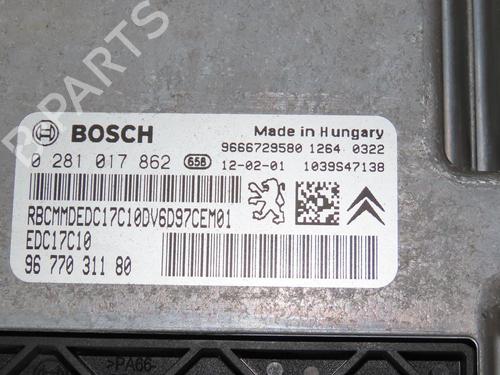 Engine control unit (ECU) CITROËN C4 II (NC_) 1.6 HDi 90 | BP24157879M57
