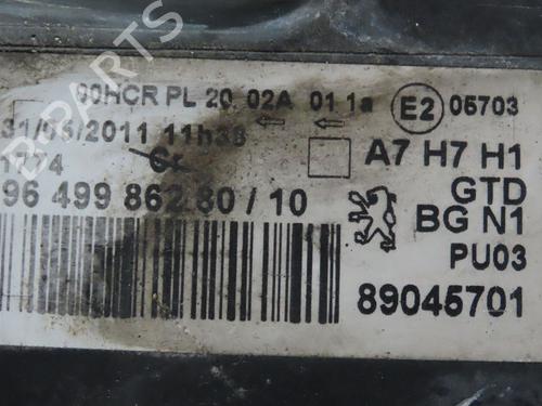 Left headlight PEUGEOT 207 (WA_, WC_) 1.6 HDi | BP29901701C28