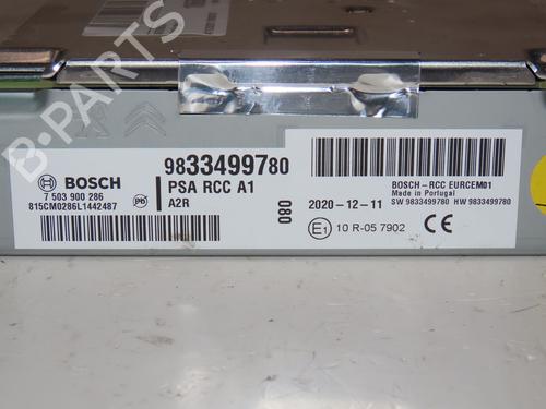 Radio PEUGEOT 2008 II (UD_, US_, UY_, UJ_, UR_, UC_) 1.5 BlueHDI 110 (UDYHSK) | BP29819115E6