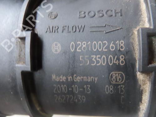 Used Mass air flow sensor OPEL COMBO Box Body/MPV 1.3 CDTI 16V (75 hp) 25705983