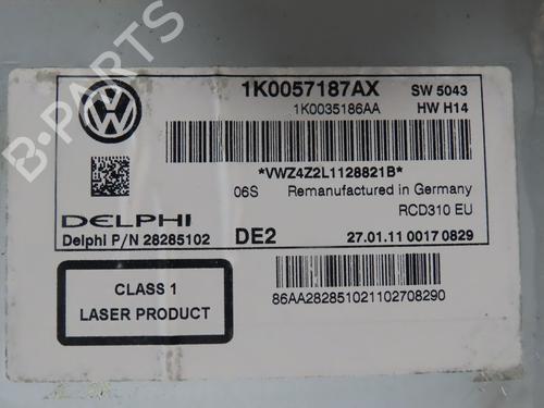 Bilradio VW GOLF VI (5K1) 1.6 TDI | BP30048052E6 