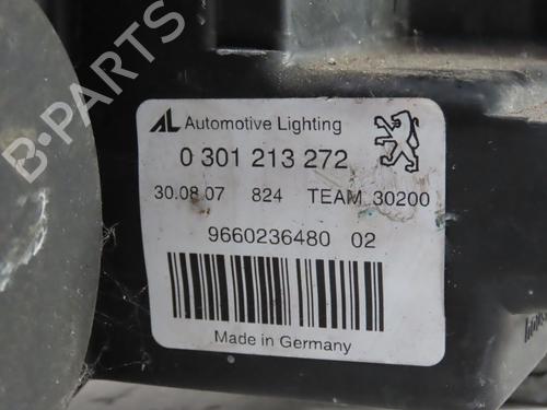 Right headlight PEUGEOT 407 (6D_) 2.0 HDi 135 (6DRHRH, 6DRHRE, 6DRHRG, 6DRHRJ) | BP30311709C29 