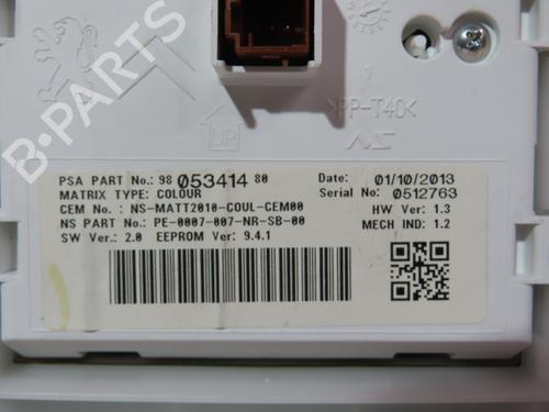 Instrument cluster PEUGEOT 2008 I (CU_) 1.6 HDi | BP17657497C47