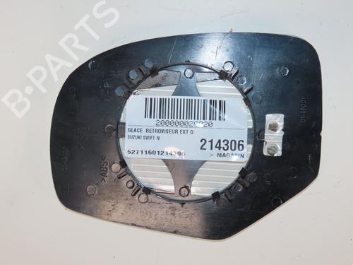 Used Right mirror glass SUZUKI SWIFT IV (FZ, NZ) 1.2 (AZH412, ZC72S) (94 hp) 30311677