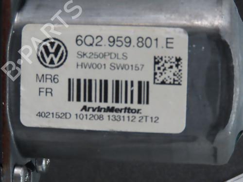 Used Front right window mechanism SKODA FABIA II (542) 1.4 TDI (80 hp) 31162475